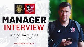  Gary Caldwell post Tiverton Town A  Exeter City Football Club