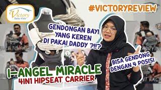 #VictoryReview I-Angel Miracle 4in1 Hipseat carrier