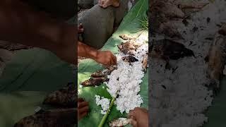 makan gaes  makan di pinggir sungai ges #youtubeshort