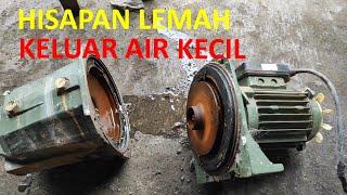 SERVIS POMPA AIR SEMI JET PUMP SHIMIZU LEMAH KELUAR AIRNYA KECIL