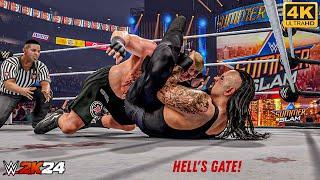 WWE 2K24 - Brock Lesnar vs. The Undertaker - SummerSlam 2015