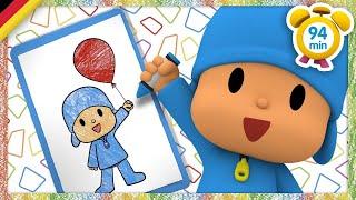 ️ POCOYO DEUTSCH - Zeichnen lernen  94 minuten   CARTOONS und SERIEN für KINDER