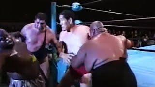 WWE WVR AJPW ANDRE GIANT GIANT BABA VS ABDULLAH THE BUTCHER KIMALA 1041990 FULLYREMASTERED4K60FPS