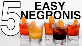 Negroni sbagliato and 4 other Easy Negroni Variations