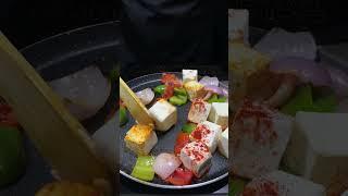 Kadhai Paneer ASMR Cooking #food #cooking #shorts #recipe #asmr #asmrvideo #indianasmrworld