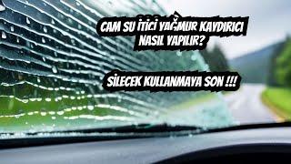 Cam su itici yağmur kaydırıcı nasıl yapılır?Nasıol Glasshield Wipe-On