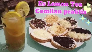 SEGARNYA ES LEMON TEA DAN CAMILAN PRAKTIS BIKINAN SENDIRI