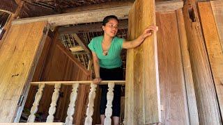 Building Wooden Stilt House Make Windows And Main Door - Restore Farm  Duyen