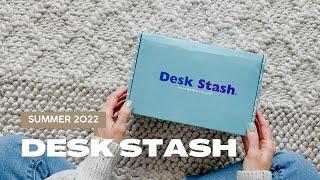 Desk Stash Unboxing Summer 2022 Office Supply Subscription Box