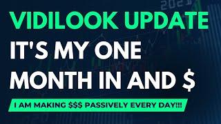 VIDILOOK UPDATE VIDILOOK my ONE MONTH anniversary How I AM MAKING $$$ to start my DAY