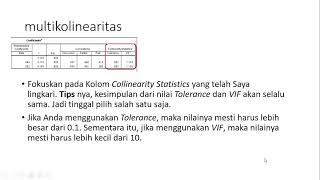 uji regresi linear ganda