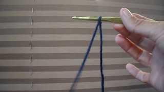 How to make a standing double crochet.