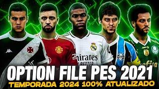 OPTION FILE PES 2021 PS4PS5PC JANELA DE TRANSFERÊNCIAS E UNIFORMES 100% ATUALIZADOS - JULHO 2024