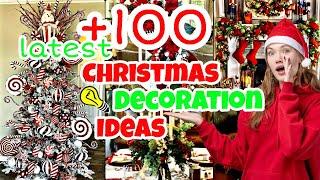 +100 CHRISTMAS DECOR IDEAS 2024  Christmas Home Decoration ideas 2024  #christmas #decorations