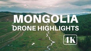 Highlights of Mongolia from Above  Drone  DJI Mavic Pro  4K