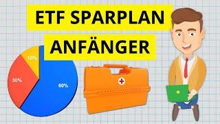 ETF Sparplan ab 25€ einrichten Praxisbeispiel - Portfolio Schritt-für-Schritt für Anfänger 