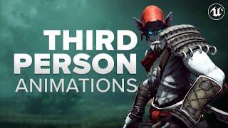 How To Create a 3rd Person Character with Animations  Unreal Engine 5 Blueprints Tutorial