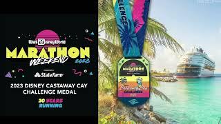 Walt Disney World Marathon Weekend Castaway Cay Challenge Medal 2023 Reveal 2023