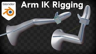 How to Setup Arm IK Rigging Blender Tutorial