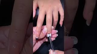 Elegant Nail Design  #shorts #nails #nailart #elegant #cute #trending #mani #manicure