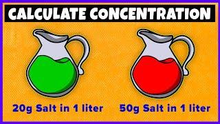 Concentration  How to Calculate Concentration of a Solution?