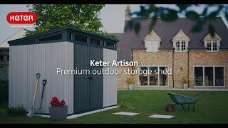 How To Build Keter Artisan 9x7 Shed  Step by Step Assembly Video