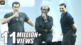 Salman Khans BEST Praise For Rajnikanth & Akshay Kumar In Robot 2.0 Movie  Karan Johar Amy