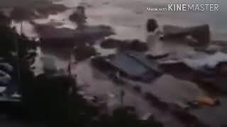 Detik detik tsunami d palu