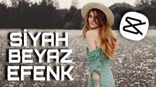 Videoda Arka planı Siyah Beyaz Yapma   Black Effect in CapCut  CapCut Tutorial