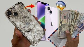 How i Restore Broken iPhone 14 Underwater For A Long Time  iPhone 11 Back Class Replacement