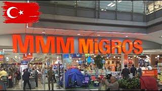 First time Grocery Store Tour in ISTANBUL MM Migros