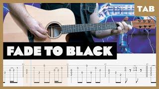 Metallica - Fade to Black - Guitar Tab  Lesson  Cover  Tutorial  Donner