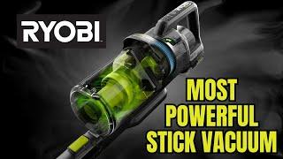 WHISPER SERIES Technology  RYOBI 18V ONE+ HP Advanced Stick Vacuum