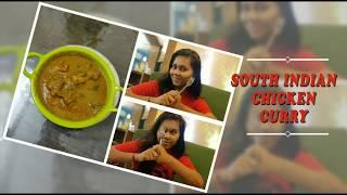 South Indian Style Chicken Curry  Arachu Vecha Kozhi Kari  Monis Kitchen  Recipe - 01 