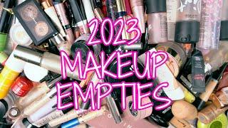 Year End MAKEUP Empties  Everything I used in 2023