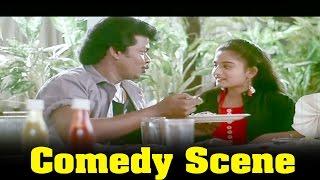 Unnai Vazhthi Padugiren Movie  Mohini And Parthiban Eating To Restaurent Funny Comedy Scene