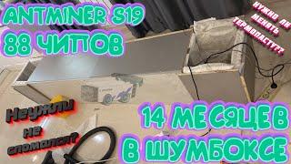 14 месяцев в шумобоксе В РАЗГОНЕ Antminer S19 88 чипов ИМБА асик Разобрал показал рассказал