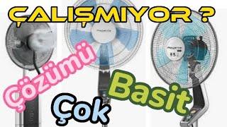 Arızalı VANTİLATÖR tamiri  çalışmıyor çözüm basit termik sigorta