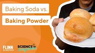 Science is Everywhere baking soda vs. baking powder