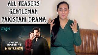 Gentleman All Teasers - Indian Reaction- Humayun Saeed Yumna Zaidi- Sidhu Vlogs