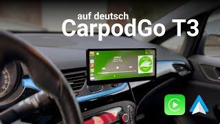 Das CarpodGo T3 wireless Carplay und Android Auto Display ist anders