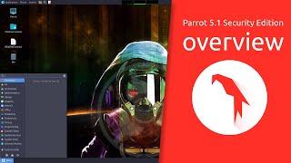 Parrot 5.1 Security Edition overview  designed for Penetration Testing and Red Team operations.