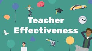 Teacher Effectiveness 5 Characteristics of Quality Teaching