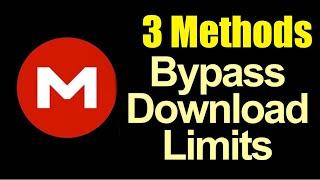 How to Download the large files from MEGA Link in one click  3 Methods 