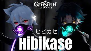 【MMDGenshin Impact】 Hibikase - Razor & Xiao ENG Sub  Donator Request  ヒビカセ