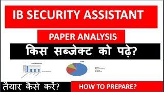 IB SECURITY ASSISTANT PAPER ANALYSIS