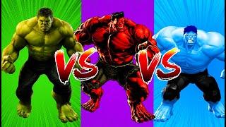 SUPERHERO COLOR DANCE CHALLENGE Hulk vs Red Hulk vs Black Hulk