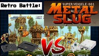 Metal-Slug Neo Geo MVS VS Sega Dreamcast