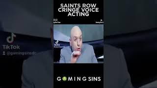 Saints Row Cringe Voice Acting #shots #gamingsins