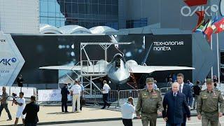 Finally  Russia shows off its 6th generation SU-57 fighter aircraft